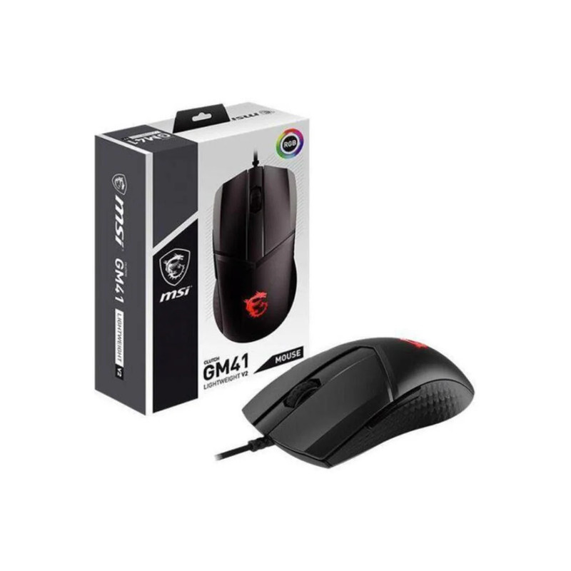 MSI Clutch GM41 Lightweight 16,000 DPI Wired Gaming Mouse - فأرة